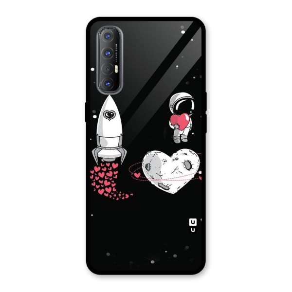 Spaceman Love Glass Back Case for Oppo Reno3 Pro