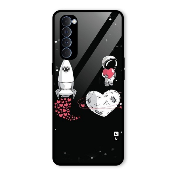 Spaceman Love Glass Back Case for Oppo Reno4 Pro