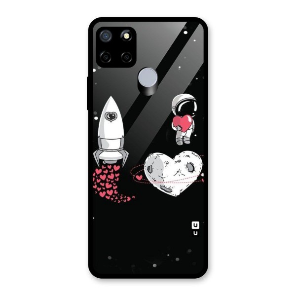 Spaceman Love Glass Back Case for Realme C12