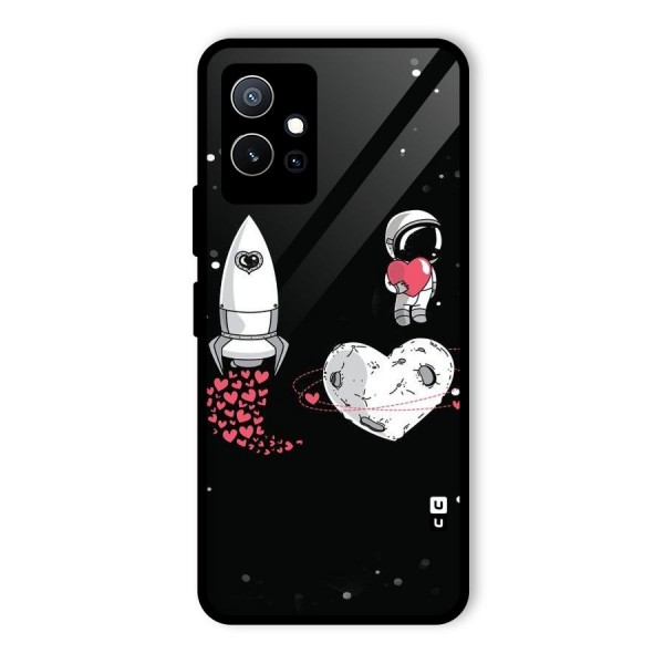 Spaceman Love Glass Back Case for Vivo T1 5G