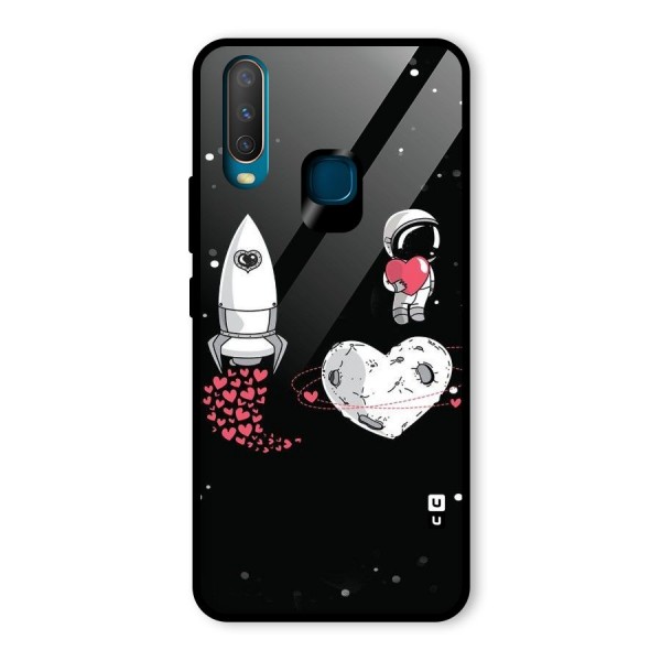 Spaceman Love Glass Back Case for Vivo Y15