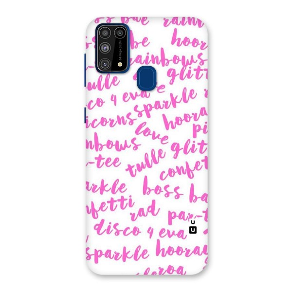 Sparkle Love Back Case for Galaxy F41