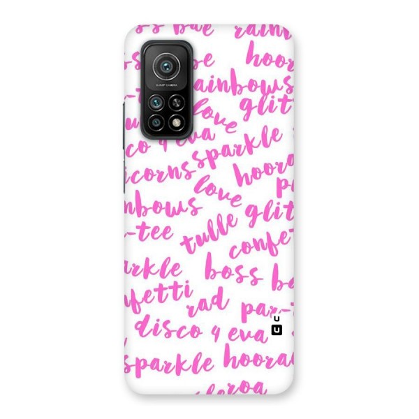 Sparkle Love Back Case for Mi 10T Pro 5G