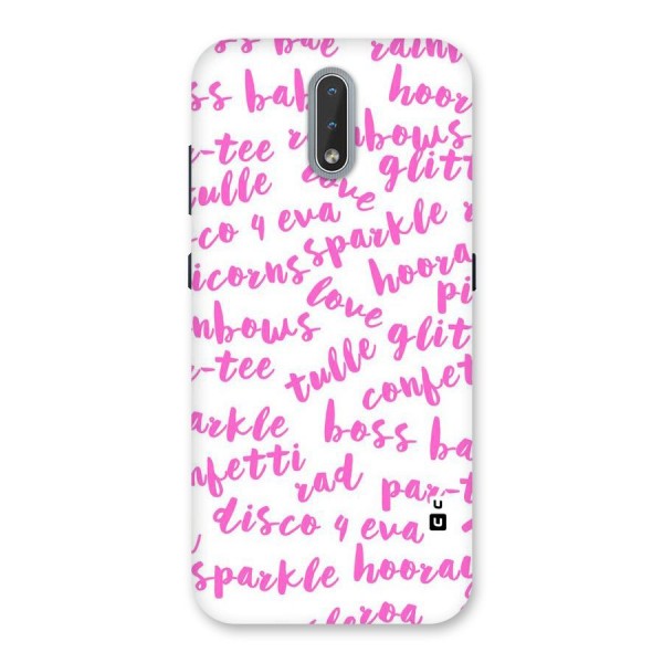 Sparkle Love Back Case for Nokia 2.3