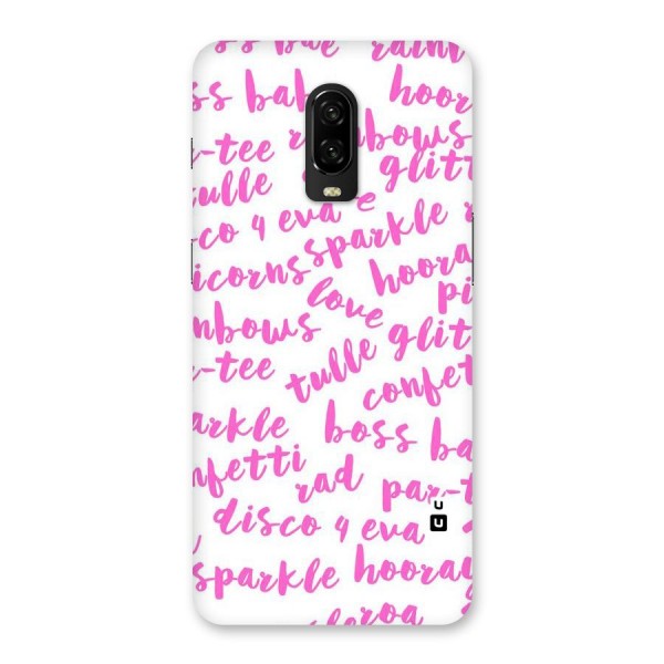 Sparkle Love Back Case for OnePlus 6T