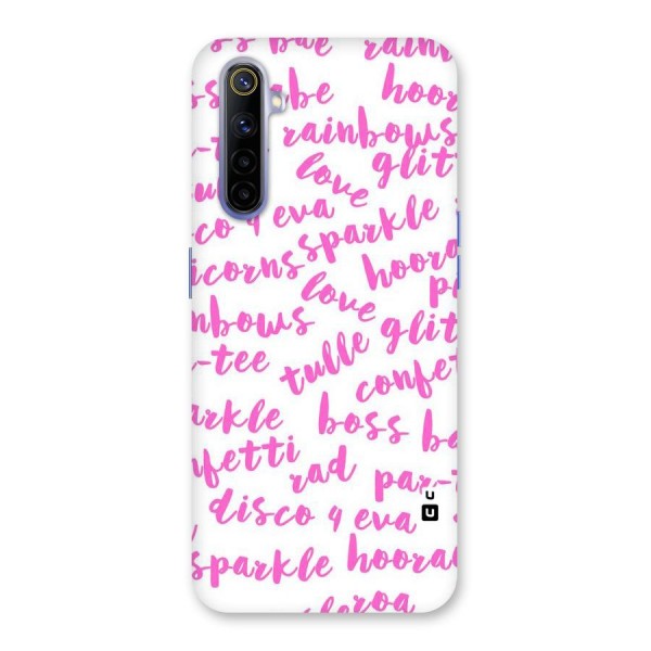 Sparkle Love Back Case for Realme 6