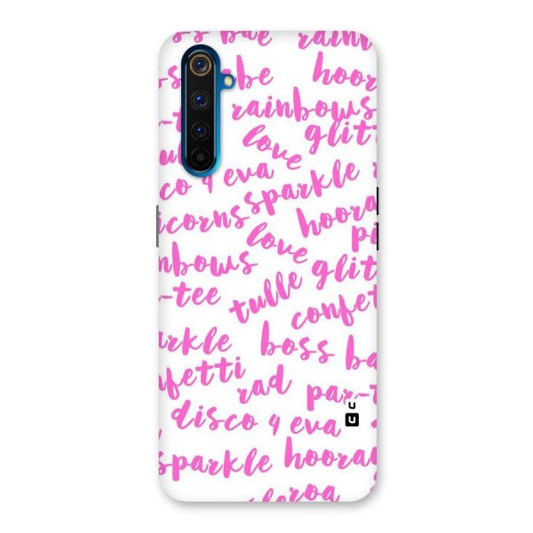 Sparkle Love Back Case for Realme 6 Pro