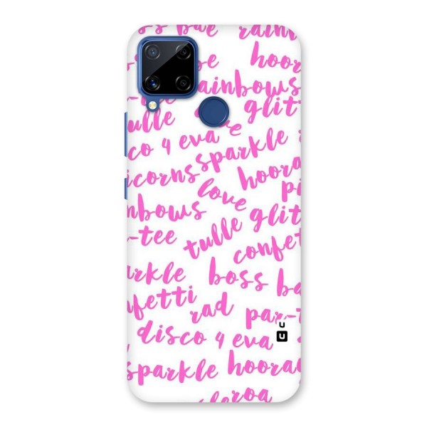 Sparkle Love Back Case for Realme C12