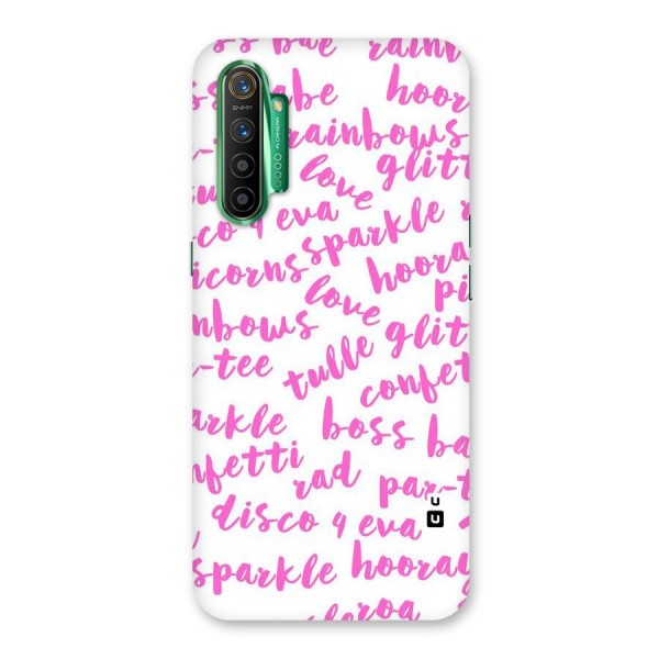 Sparkle Love Back Case for Realme X2