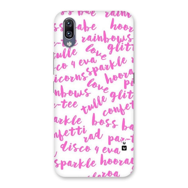 Sparkle Love Back Case for Vivo NEX