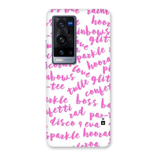 Sparkle Love Back Case for Vivo X60 Pro Plus