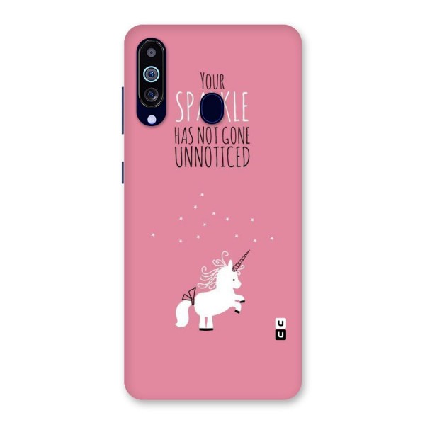 Sparkle Not Unnoticed Back Case for Galaxy A60