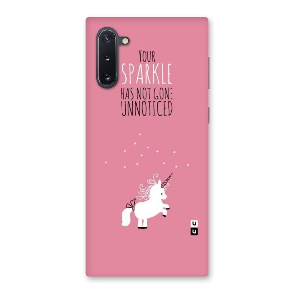 Sparkle Not Unnoticed Back Case for Galaxy Note 10