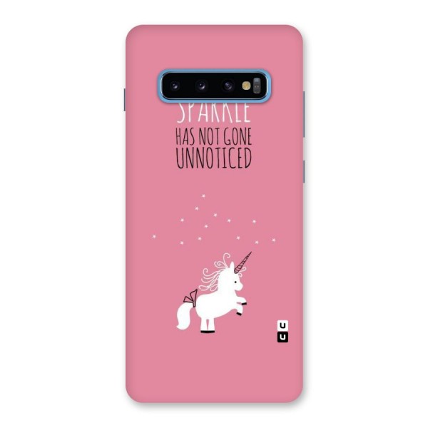 Sparkle Not Unnoticed Back Case for Galaxy S10 Plus