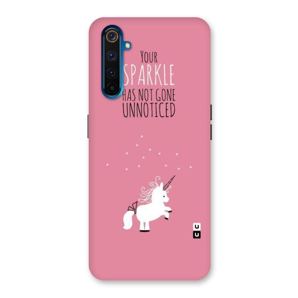 Sparkle Not Unnoticed Back Case for Realme 6 Pro