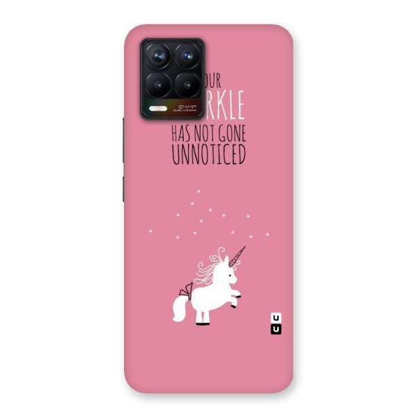 Sparkle Not Unnoticed Back Case for Realme 8