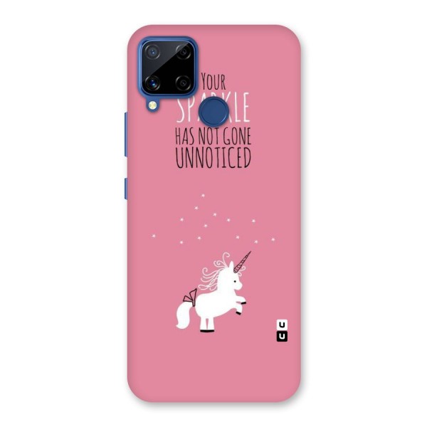 Sparkle Not Unnoticed Back Case for Realme C12