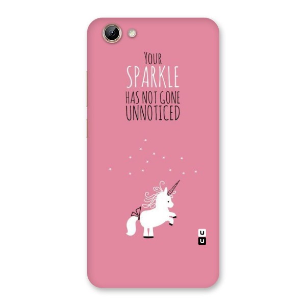 Sparkle Not Unnoticed Back Case for Vivo Y71