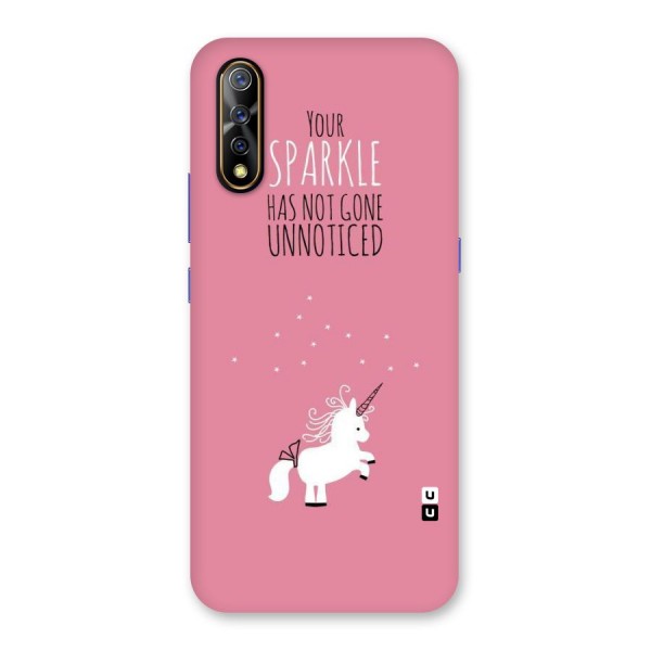 Sparkle Not Unnoticed Back Case for Vivo Z1x