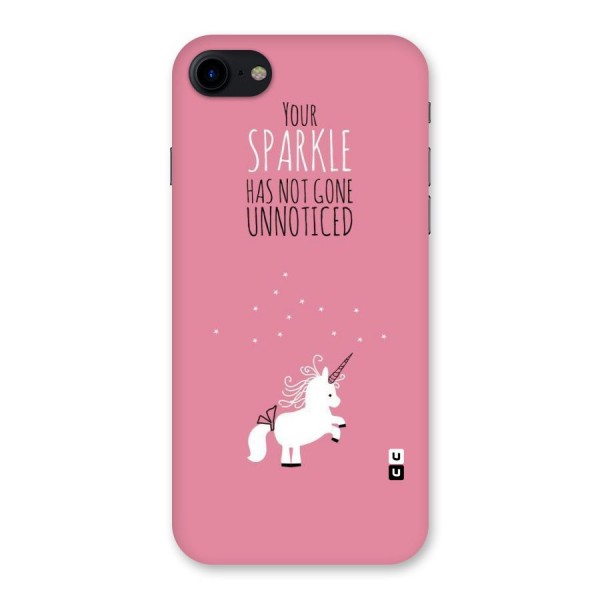 Sparkle Not Unnoticed Back Case for iPhone SE 2020