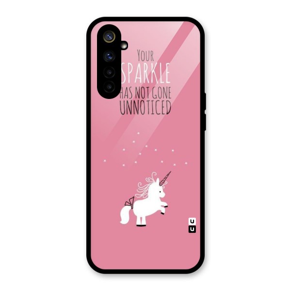 Sparkle Not Unnoticed Glass Back Case for Realme 6