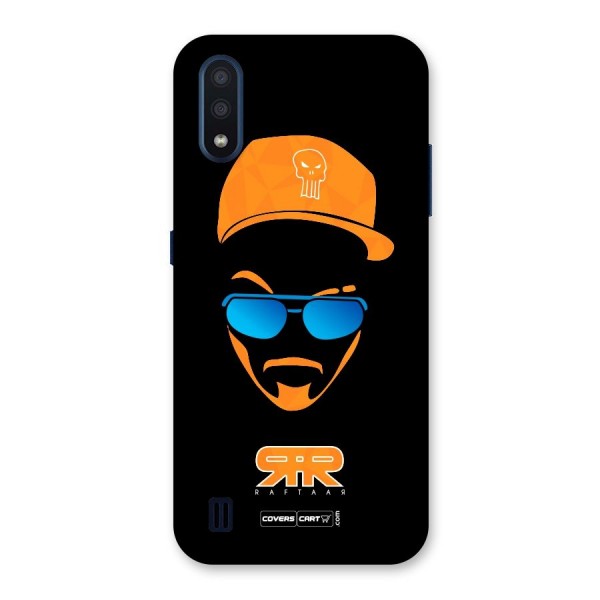 Special Raftaar Edition Orange Back Case for Galaxy M01