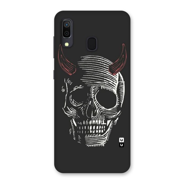 Spooky Face Back Case for Galaxy A20