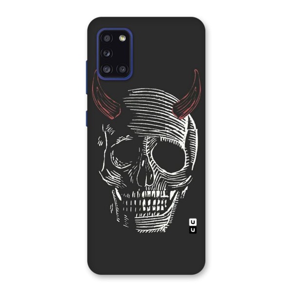 Spooky Face Back Case for Galaxy A31