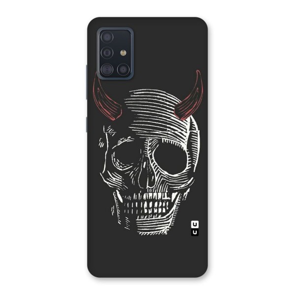 Spooky Face Back Case for Galaxy A51