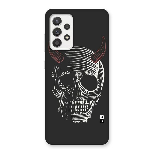 Spooky Face Back Case for Galaxy A52