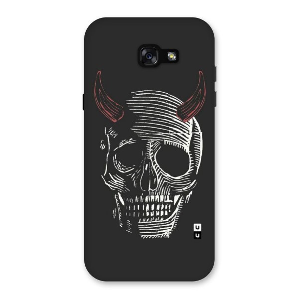 Spooky Face Back Case for Galaxy A7 (2017)