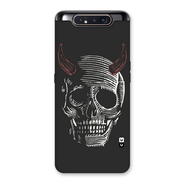 Spooky Face Back Case for Galaxy A80