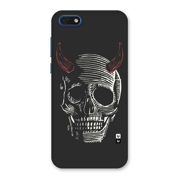 Spooky Face Back Case for Honor 7s