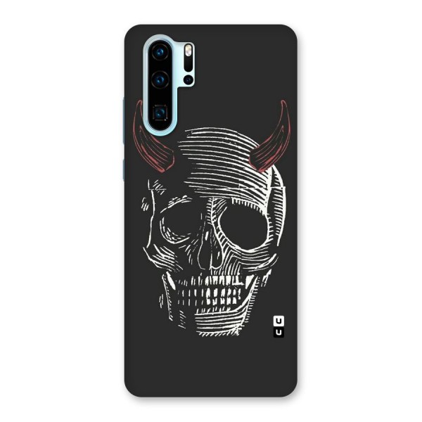 Spooky Face Back Case for Huawei P30 Pro