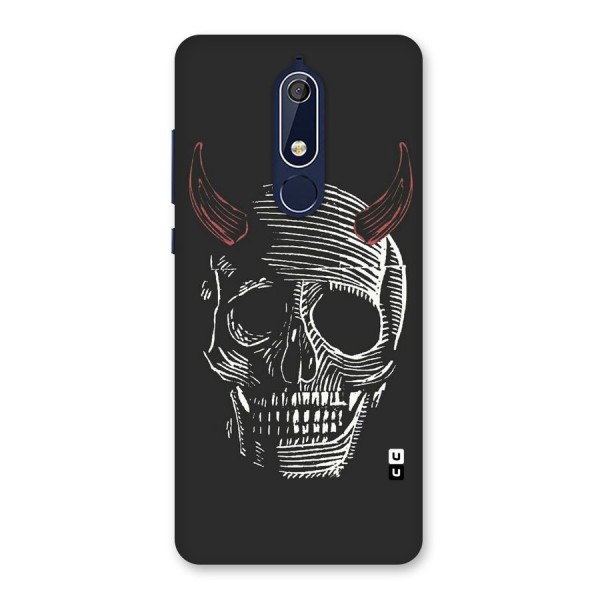 Spooky Face Back Case for Nokia 5.1