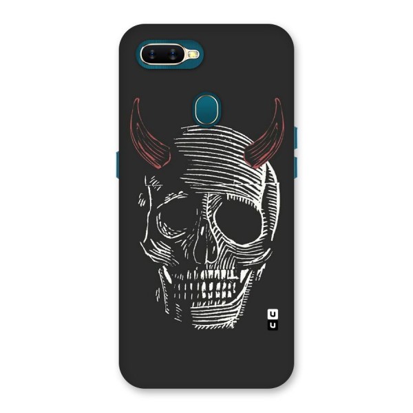 Spooky Face Back Case for Oppo A11k