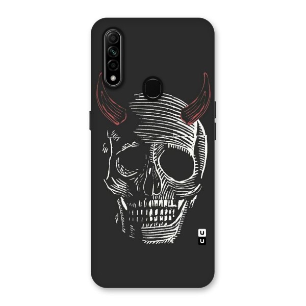 Spooky Face Back Case for Oppo A31