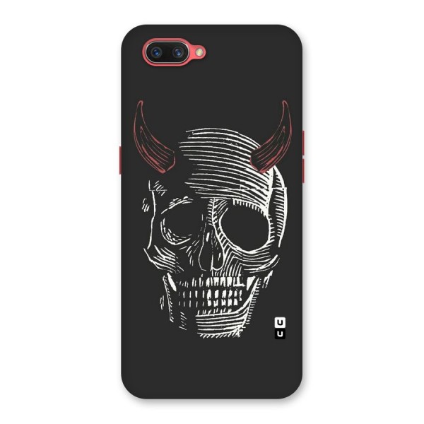 Spooky Face Back Case for Oppo A3s