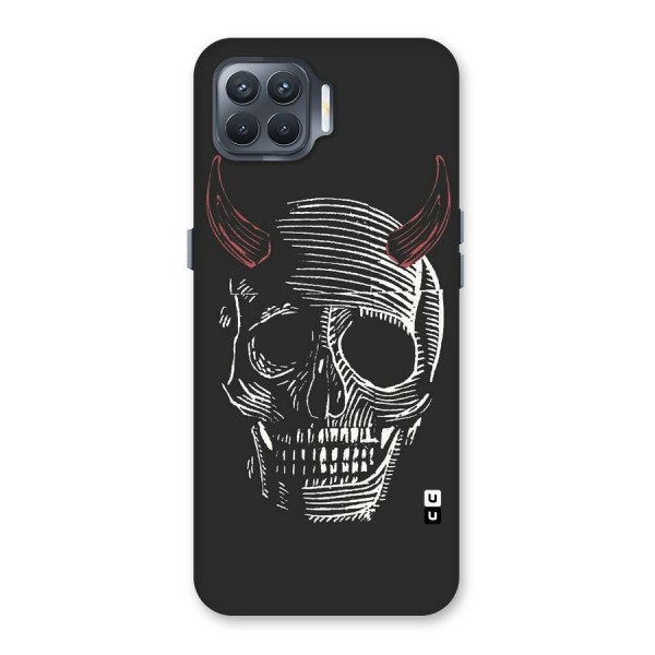 Spooky Face Back Case for Oppo F17 Pro