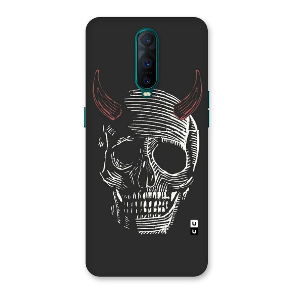 Spooky Face Back Case for Oppo R17 Pro