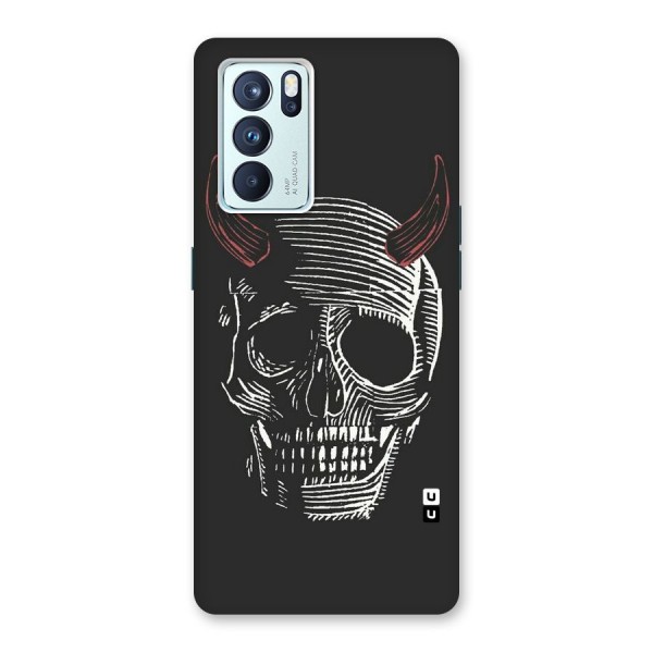 Spooky Face Back Case for Oppo Reno6 Pro 5G