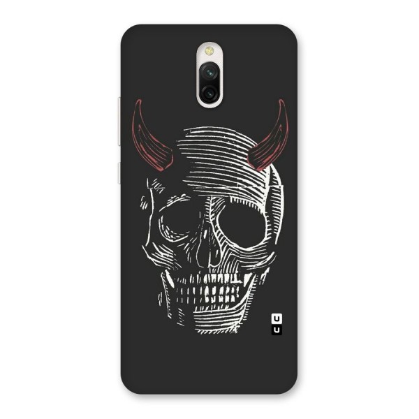 Spooky Face Back Case for Redmi 8A Dual