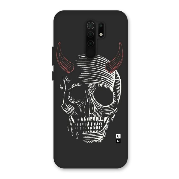 Spooky Face Back Case for Redmi 9 Prime