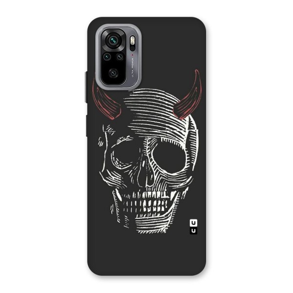 Spooky Face Back Case for Redmi Note 10