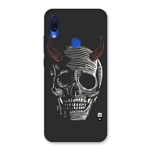 Spooky Face Back Case for Redmi Note 7