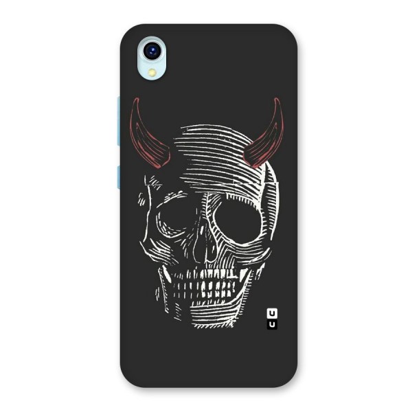 Spooky Face Back Case for Vivo Y1s