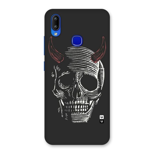 Spooky Face Back Case for Vivo Y91