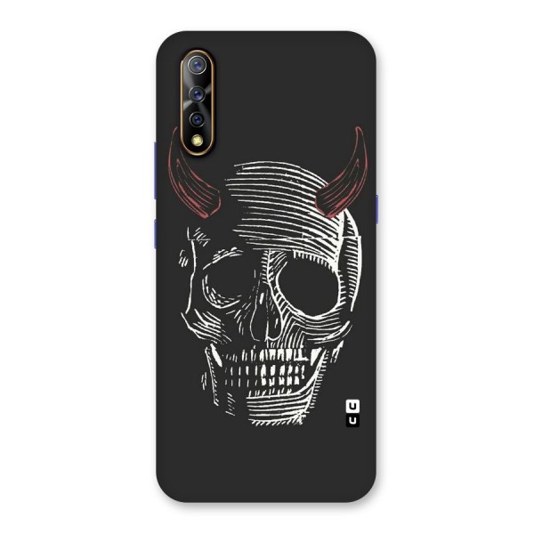 Spooky Face Back Case for Vivo Z1x