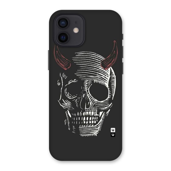 Spooky Face Back Case for iPhone 12