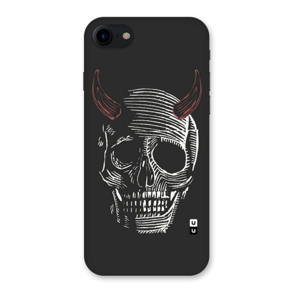 Spooky Face Back Case for iPhone SE 2020